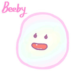 [LINEスタンプ] シャボン玉 、ビビ 