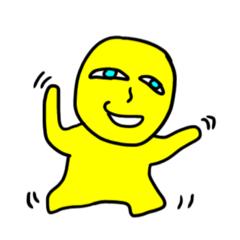 [LINEスタンプ] 表情豊かなイエロー君！