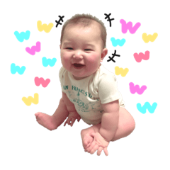 [LINEスタンプ] 赤ちゃんの成長♡3～6ヶ月
