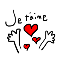 [LINEスタンプ] フランス語あいさつ-1の画像（メイン）