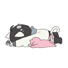 [LINEスタンプ] オタク女子とネコのスタンプ 
