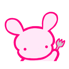 [LINEスタンプ] 可愛いうさぎのチュちゃん 