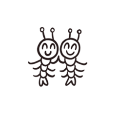 [LINEスタンプ] 以心伝心 えびちゃん 