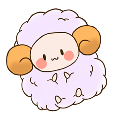 [LINEスタンプ] 眠すぎる羊の画像（メイン）