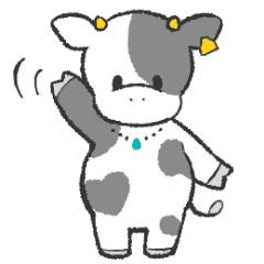 [LINEスタンプ] 白バラみるく雪 かわいいゲットスタンプ！ 