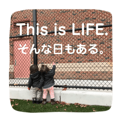 [LINEスタンプ] バイリンガルツインズ 