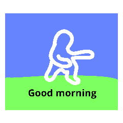 [LINEスタンプ] 挨拶人