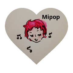 [LINEスタンプ] RockRose  Mipop！！