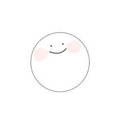 [LINEスタンプ] まんまる まるちゃん。