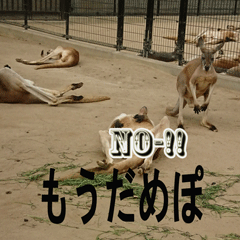 [LINEスタンプ] もうだめぽ(動物)