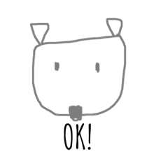 [LINEスタンプ] しかくいくま
