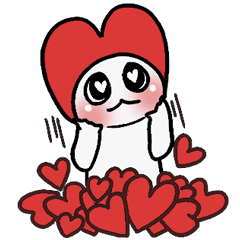 [LINEスタンプ] 私の心のHA-TOOをあげる！