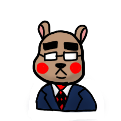 [LINEスタンプ] メガネクマさん、ぷぅちゃんの日常