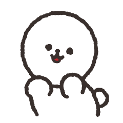 [LINEスタンプ] しらたま犬スタンプ
