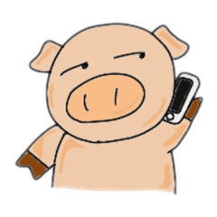 [LINEスタンプ] しろぶたくんスタンプ