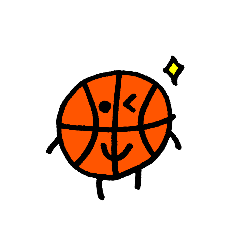 [LINEスタンプ] バスケットボールさんの画像（メイン）