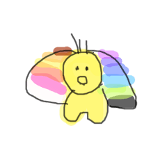 [LINEスタンプ] 幼稚園児が描いたアニマル達