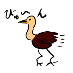 [LINEスタンプ] ランニング 走る男の子と動物