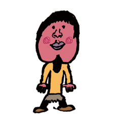[LINEスタンプ] ケツあごせいじん 