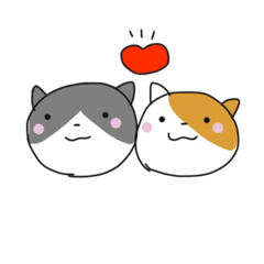 [LINEスタンプ] こじまさん家のねこ