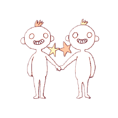 [LINEスタンプ] キイロとダイダイ
