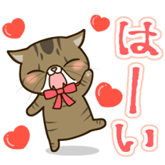 [LINEスタンプ] ぶちゃかわ猫、くりのスタンプ