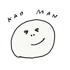 [LINEスタンプ] かおマン